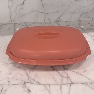 Vintage PINK Tupperware vegetable steamer